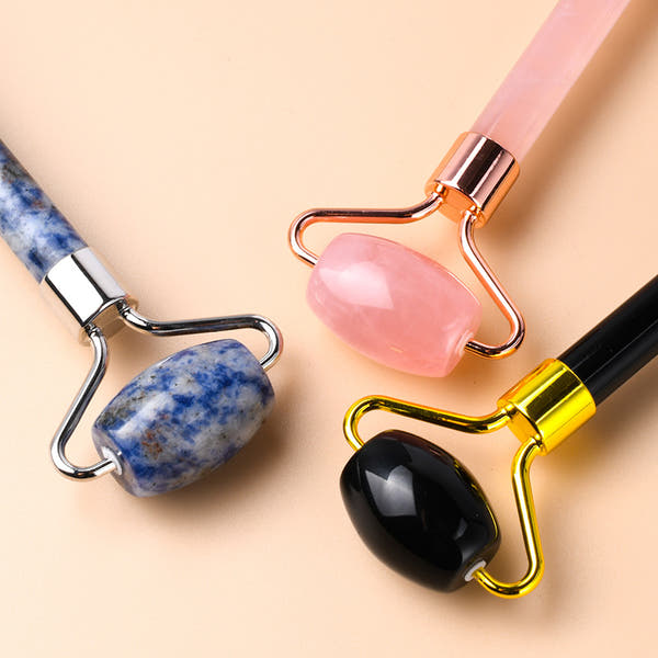 Double Head Jade Facial Roller Massager